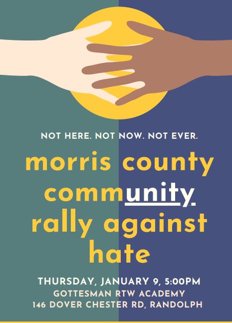 Morris County Community Rally Against Hate
