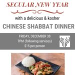 New Years Shabbat Dinner