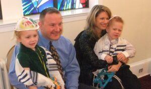 MJCBY members at a family service.